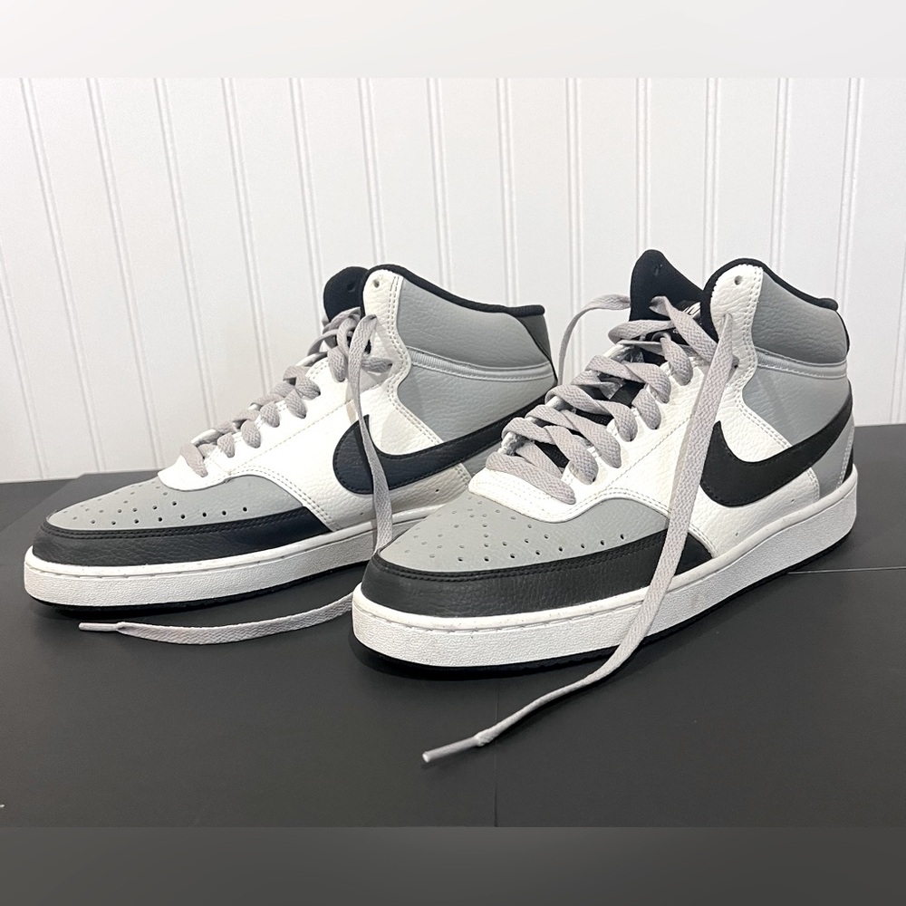 MEN Nike Court Vision Mid NN LT SMOKE GREY - Size 9 US